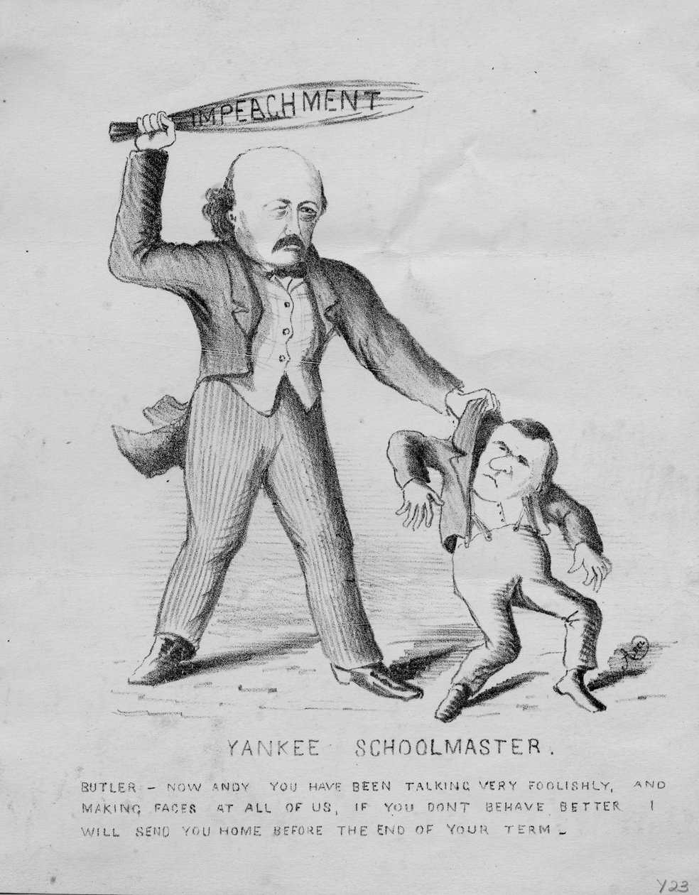 Yankee-skolemester, ca. 1868 av American School