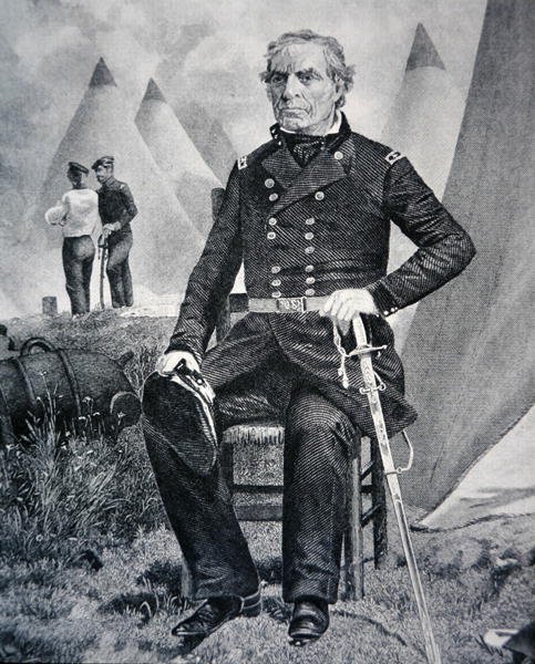 Zachary Taylor (gravering) av American School