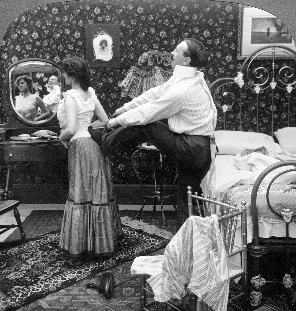 Tar inn et vanskelig rev. av American Stereoscopic Company
