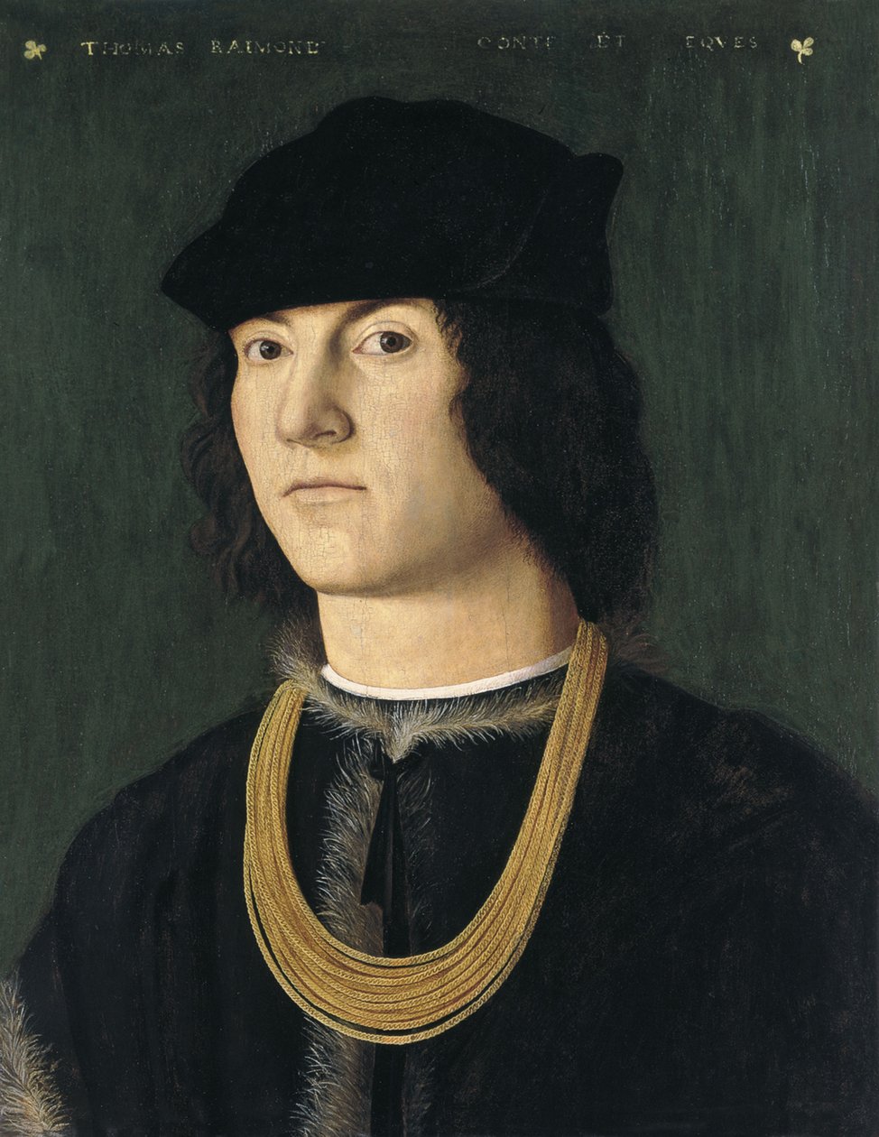 Portrett av Tommaso Raimondi av Amico Aspertini
