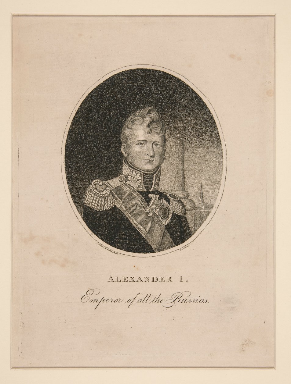 Alexander I / keiseren av alle russerne av Amos Doolittle