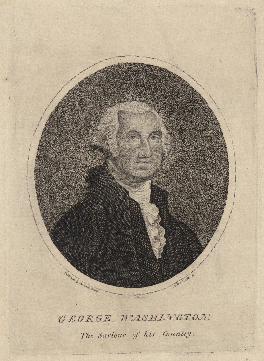 George Washington, sitt lands frelser av Amos Doolittle