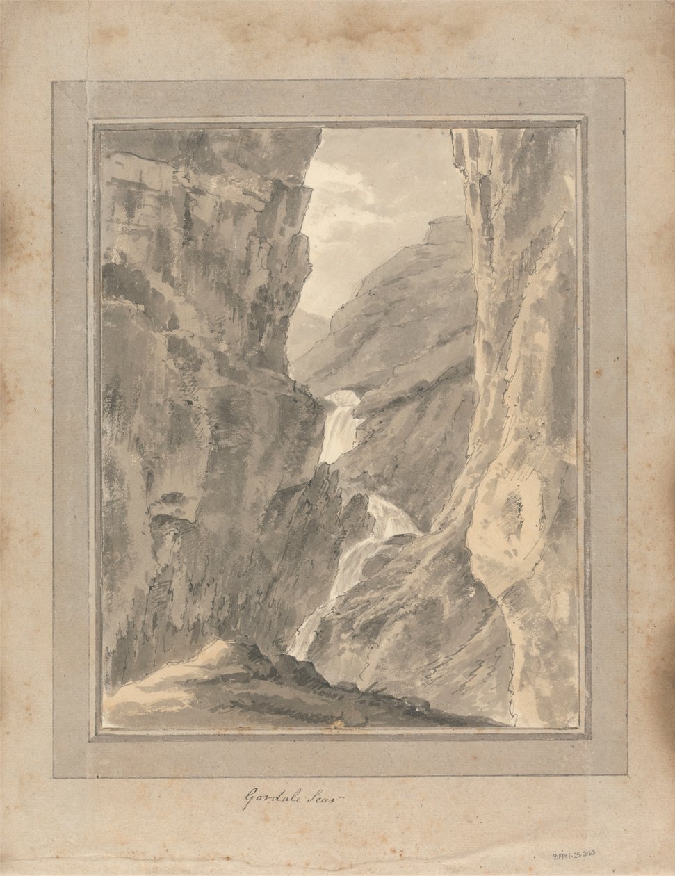 Visning i England, Skottland og Wales: Gordale Scar av Amos Green