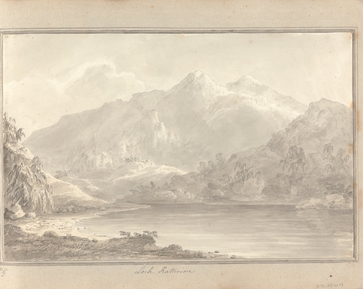 Utsikt i England, Skottland og Wales: Tur i Skottland; Loch Katterine av Amos Green