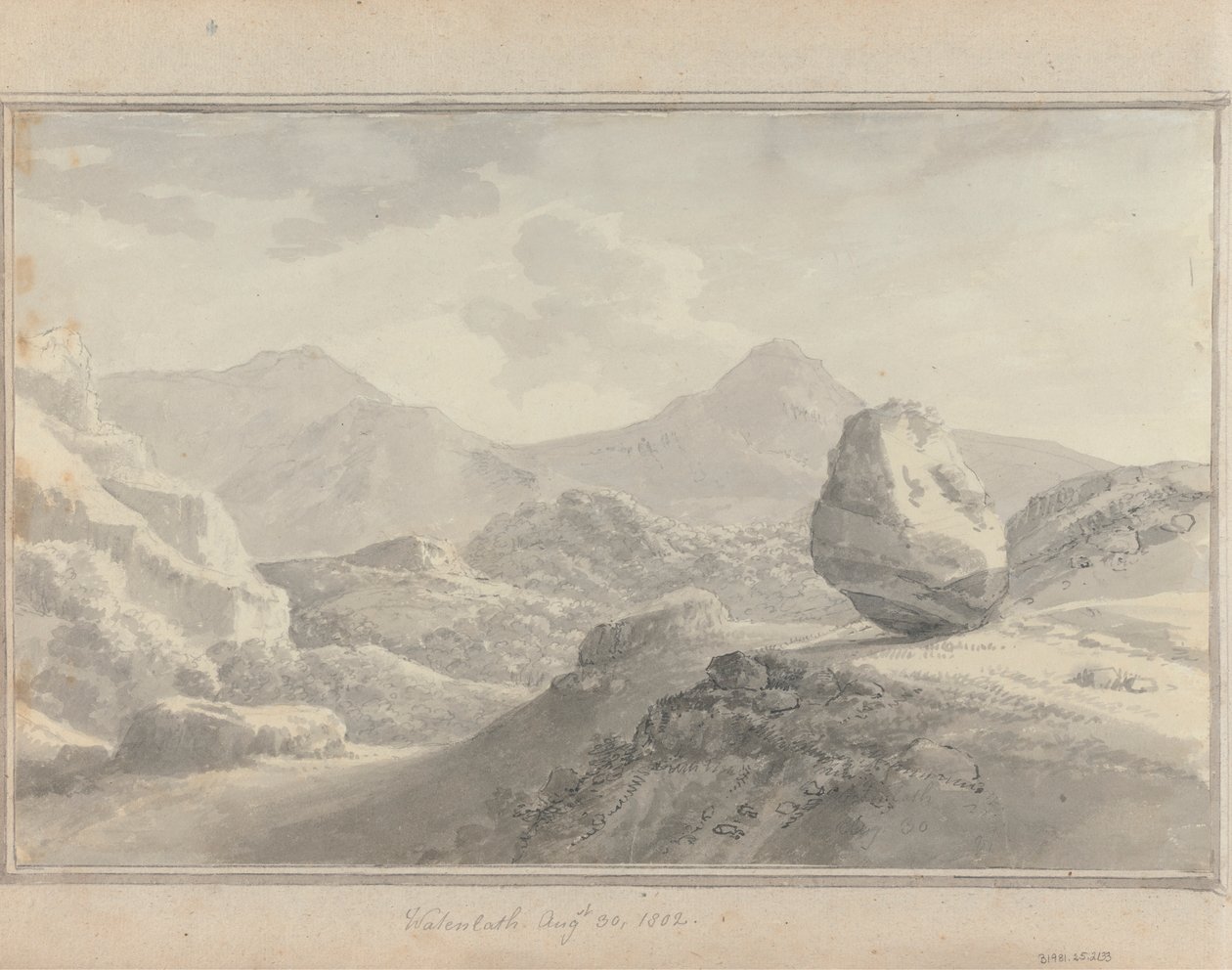 Visninger i England, Skottland og Wales: Watenlath, 30. august 1802 av Amos Green