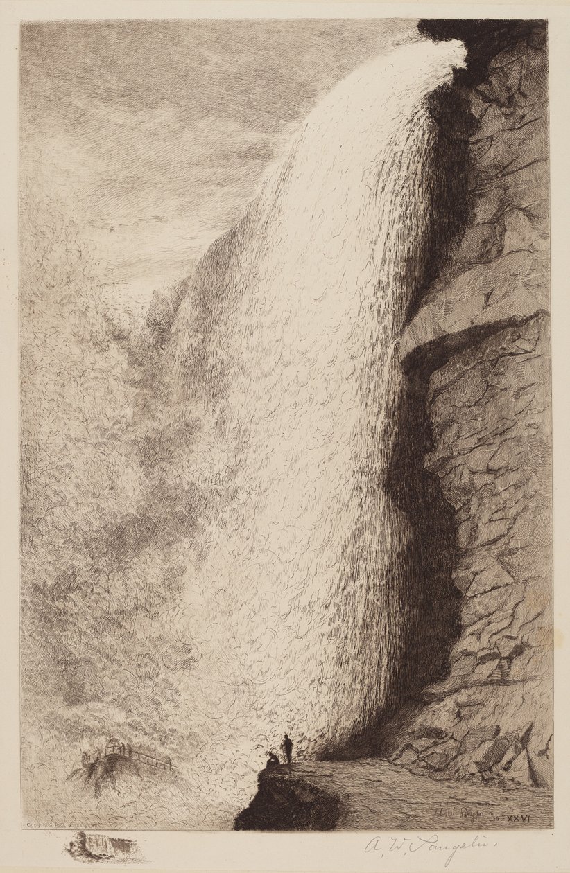 Uten tittel (Niagara Falls) av Amos W. Sangster