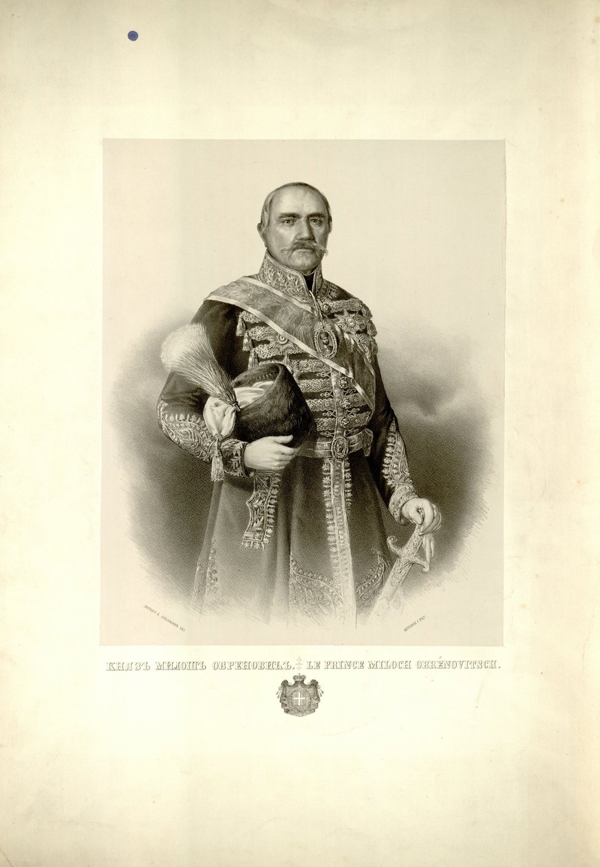 Prins Milos Obrenovic av Anastas Jovanović