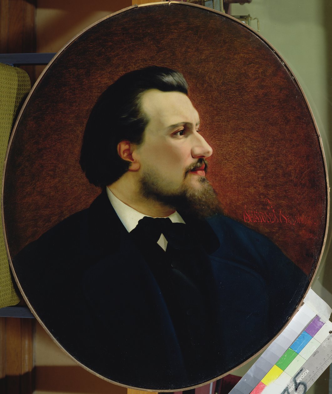 Portrett av Nikolay Leskov, 1872 av Anatoly Lelakow