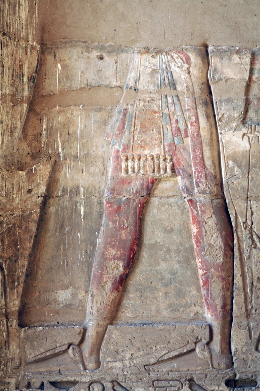 Relieff av solguden Ra Gravsted Siptah, KV47, ca 1200-1100-tallet. f.Kr av Ancient Egypt