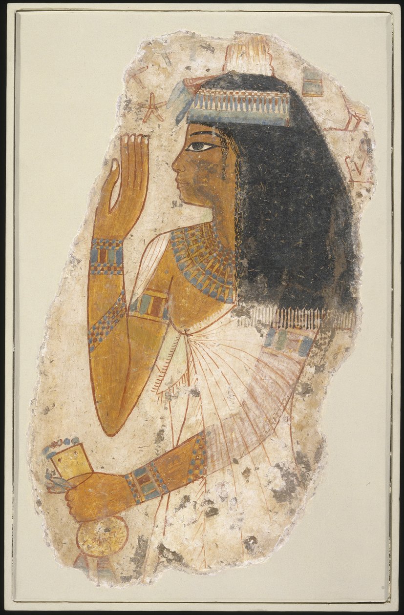 Thepu, mor til Nebamun av Theben, ca 1390-1353 f.Kr. av Ancient Egypt