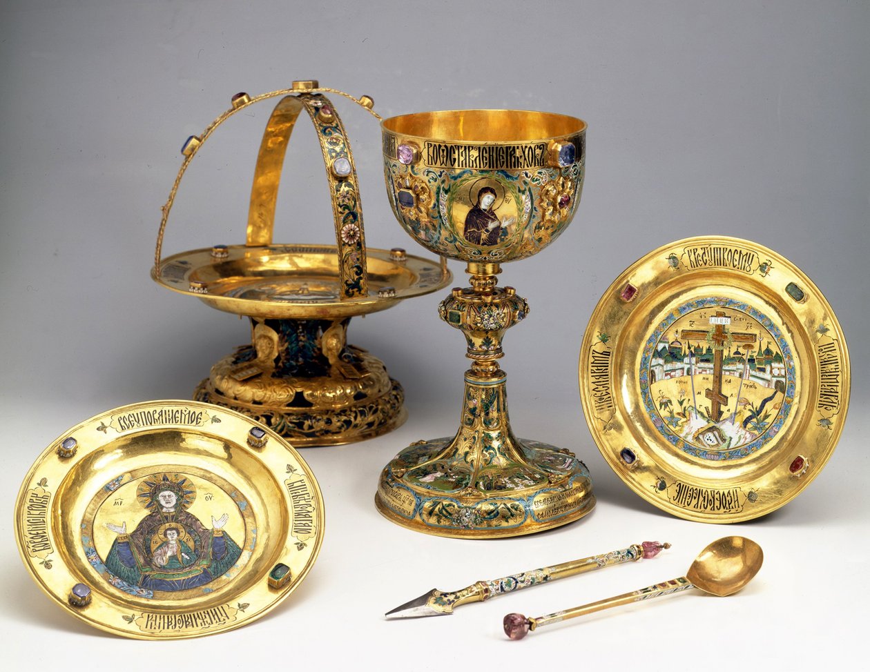 Det liturgiske settet, 1679 av Ancient Russian Art