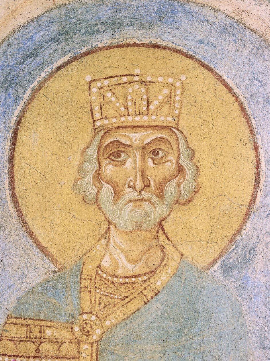 Kong David, 1100-tallet av Ancient Russian frescos