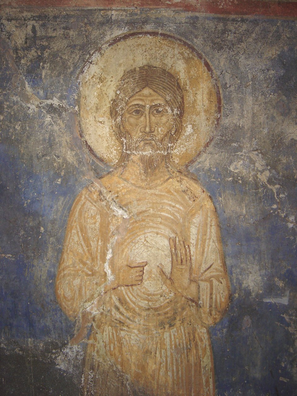 Saint Alexius von Edessa, 1100-tallet av Ancient Russian frescos