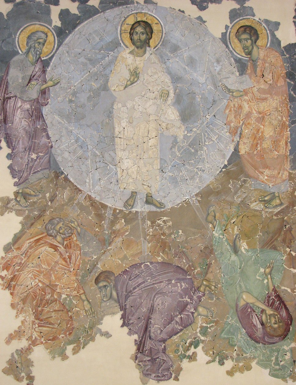 The Transfiguration of Jesus, ca 1380 av Ancient Russian frescos