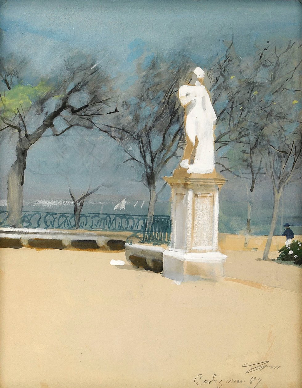 Alamedan og Cádiz av Anders Leonard Zorn