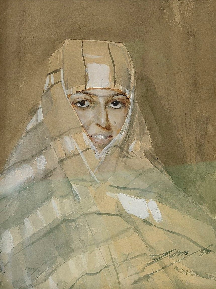 Beduin jente av Anders Leonard Zorn