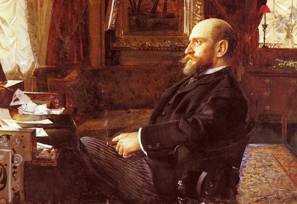 Ernest Cassel av Anders Leonard Zorn