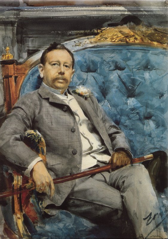 Jean Burney av Anders Leonard Zorn