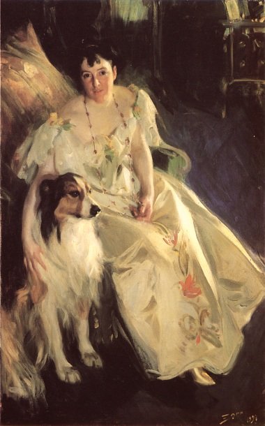 Fru Bacon av Anders Leonard Zorn