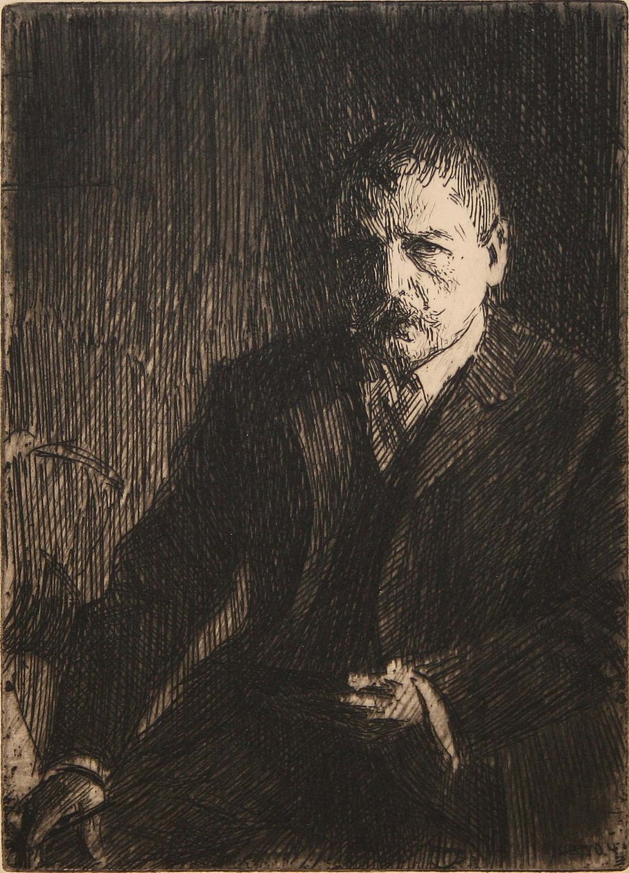 Selvportrett av Anders Leonard Zorn