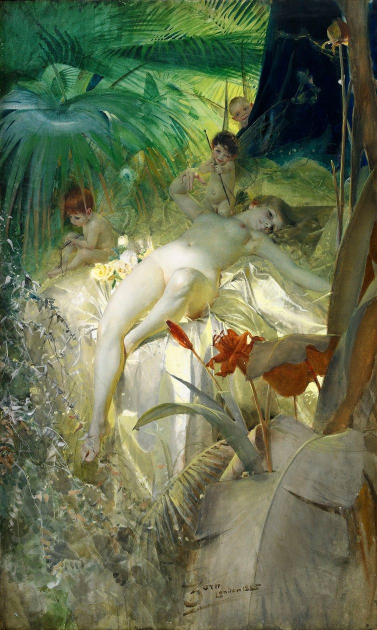 Kjærlighetsnymfen av Anders Leonard Zorn