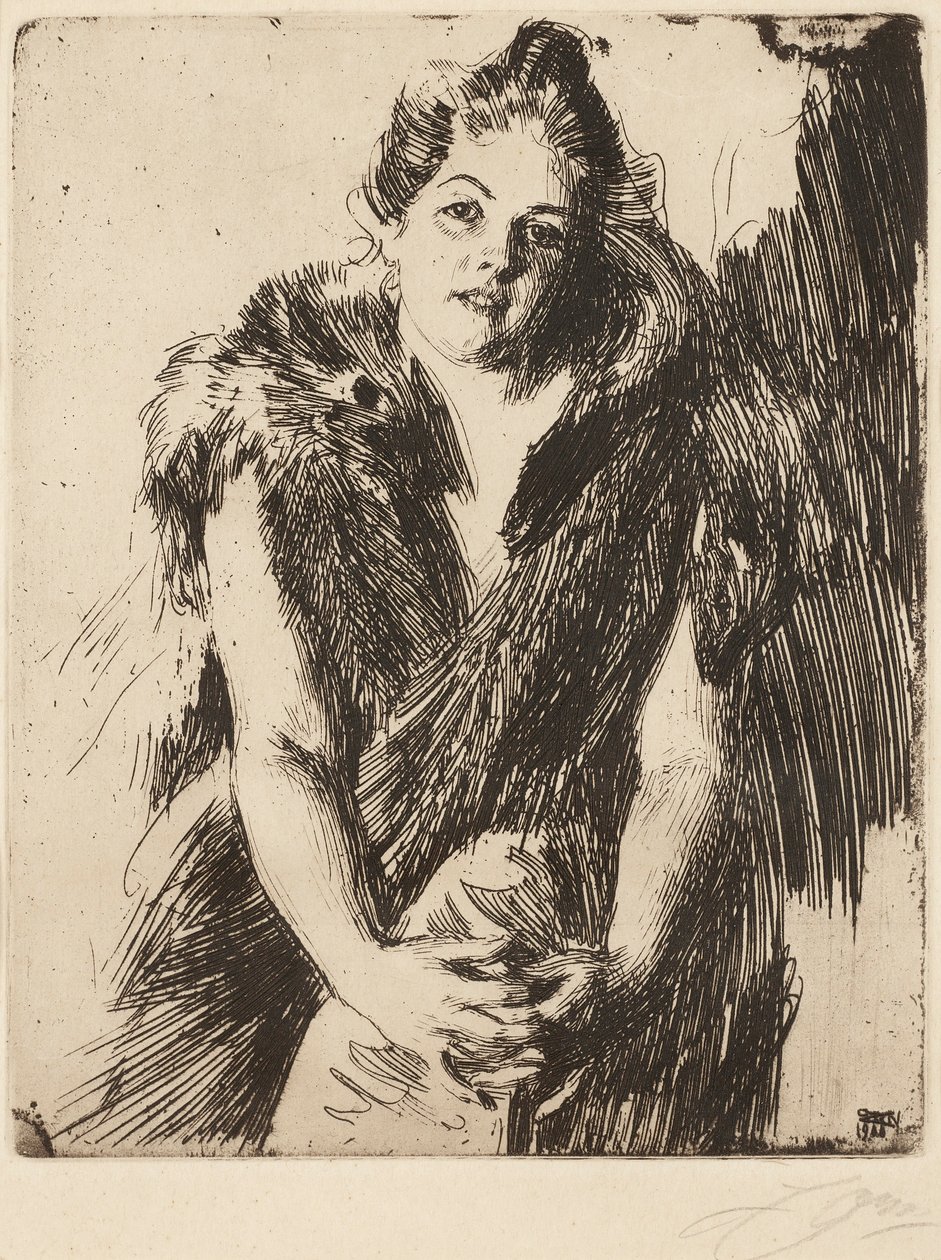Maja von Heijne av Anders Leonard Zorn