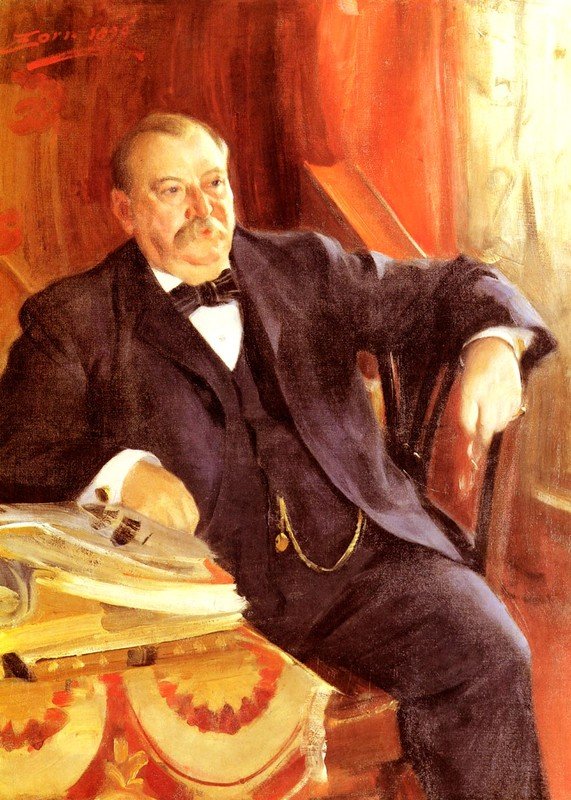 President Grover Cleveland av Anders Leonard Zorn