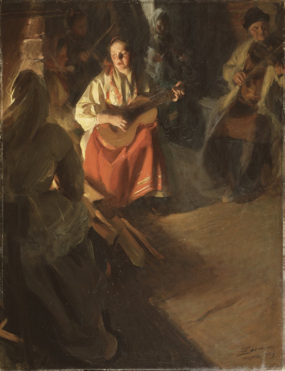 En musikalsk familie, 1905 av Anders Leonard Zorn