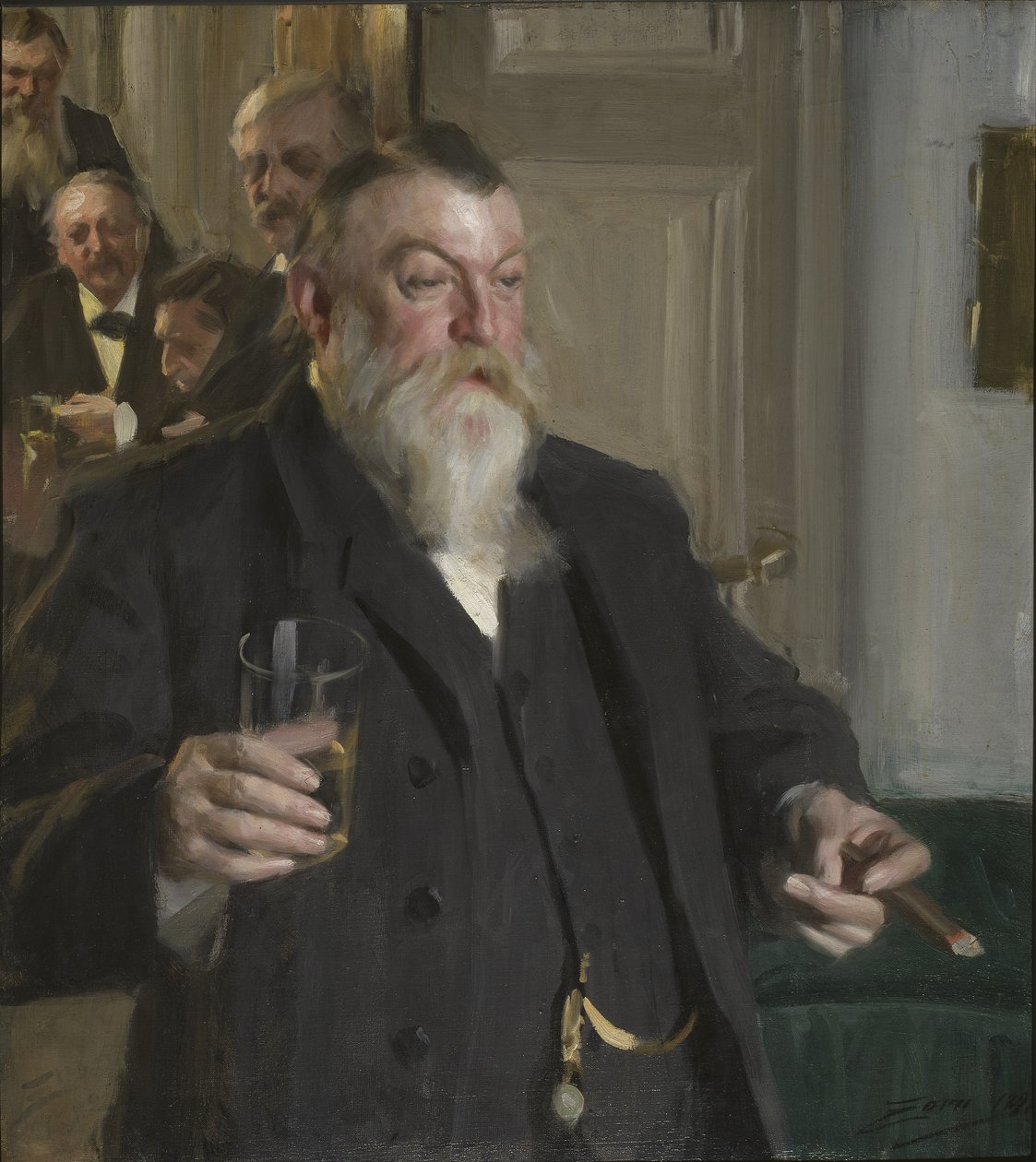 En skål i Idun-samfunnet av Anders Leonard Zorn
