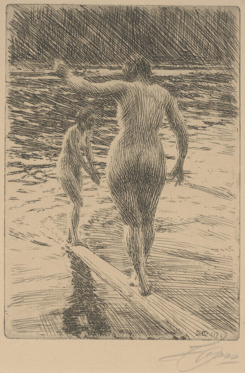 Balansere av Anders Leonard Zorn