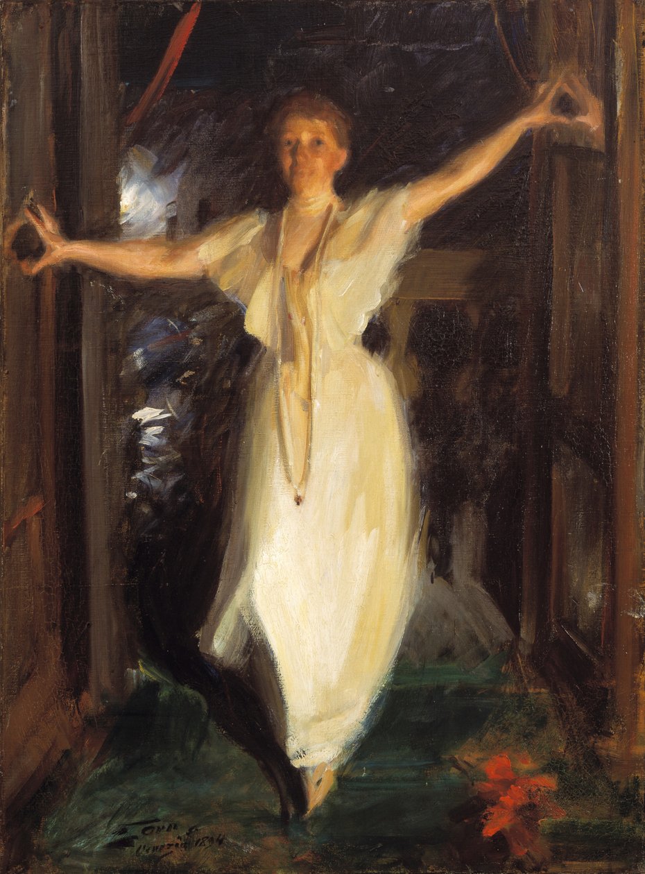 Isabella Stewart Gardner i Venezia, 1894 av Anders Leonard Zorn