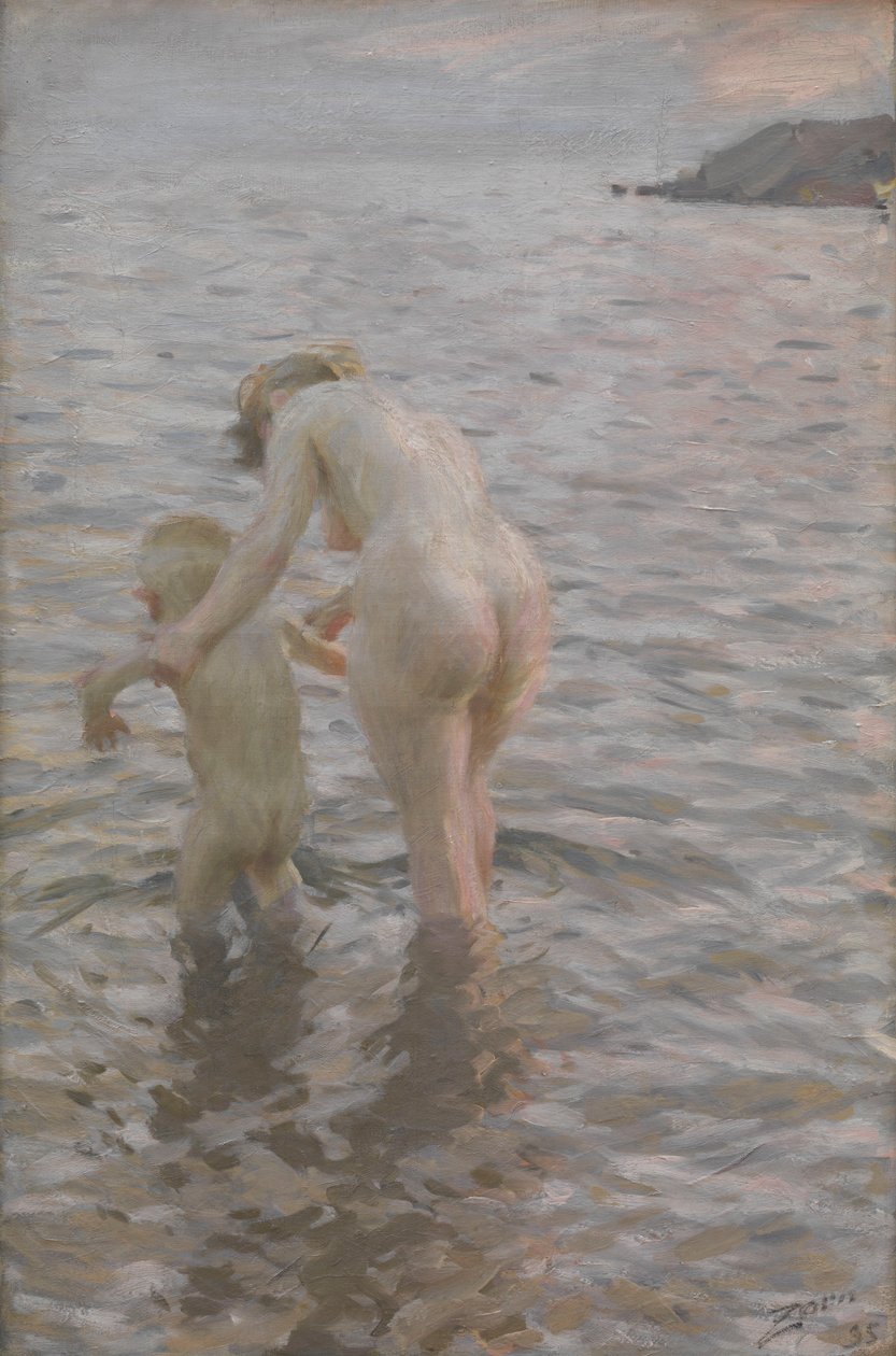 Med mor av Anders Leonard Zorn