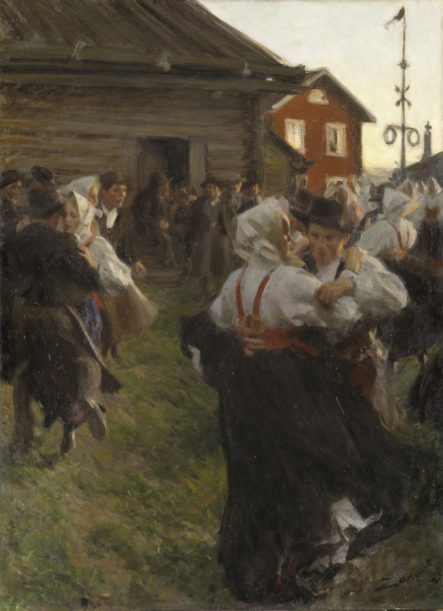 Midtsommerdans av Anders Leonard Zorn