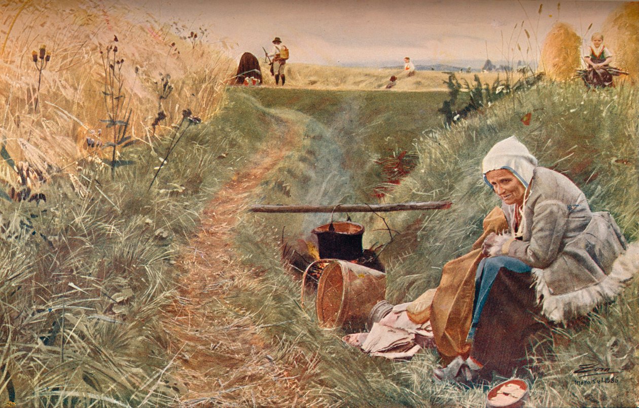 Vårt daglige brød, 1886 av Anders Leonard Zorn