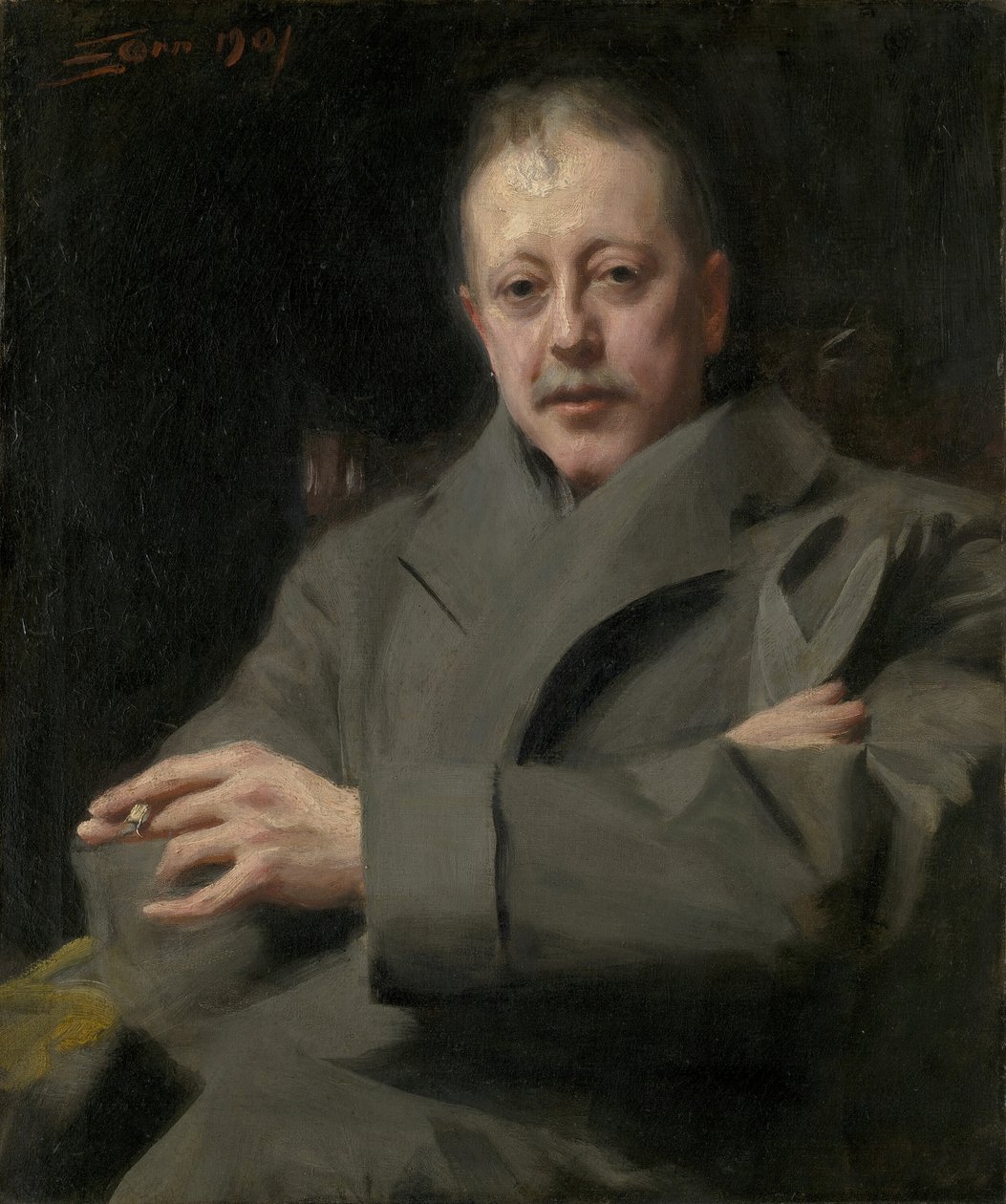 Portrettstudie av en mann, 1901. av Anders Leonard Zorn