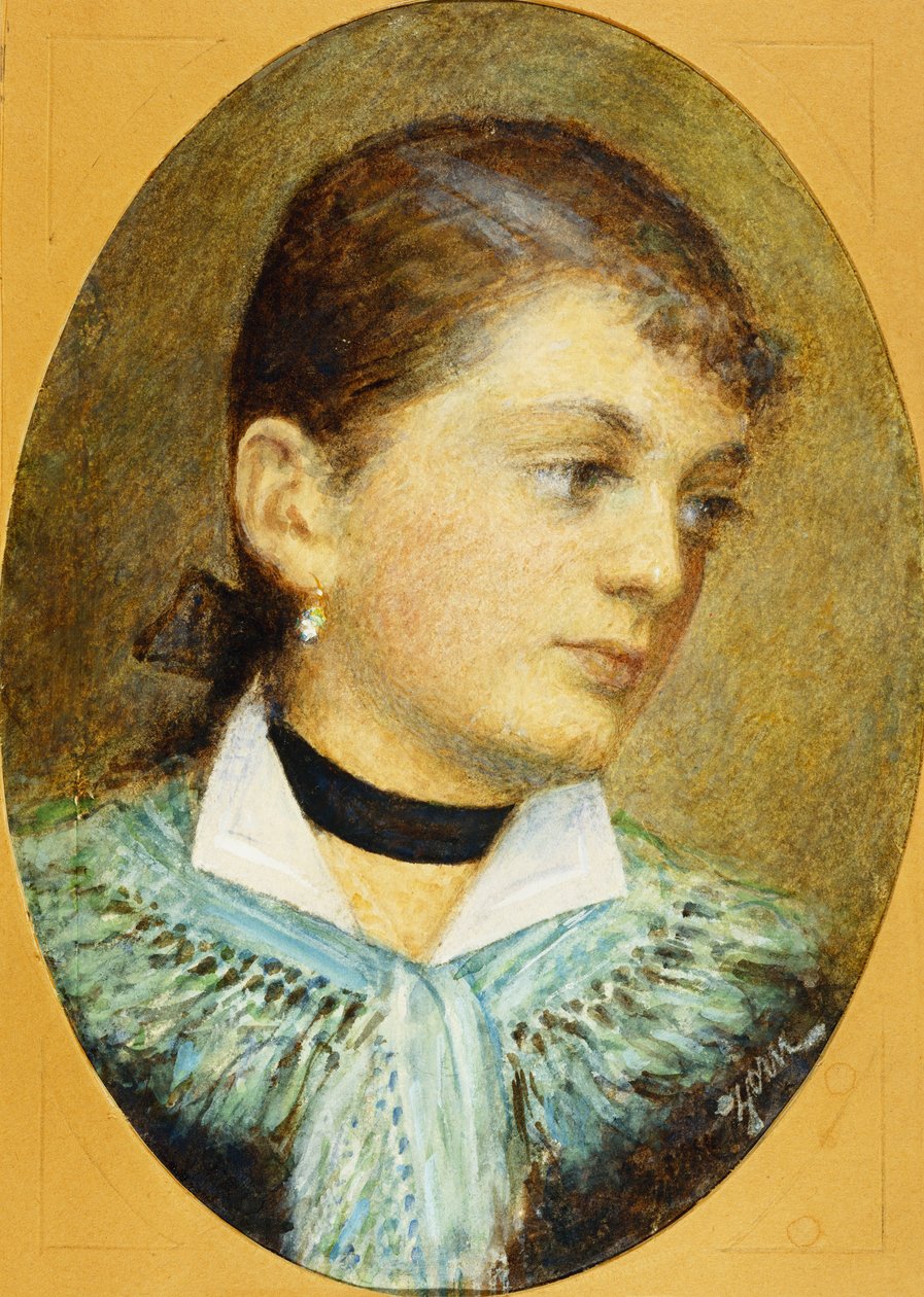 Portrett av Augusta Holzer, 1879 av Anders Leonard Zorn