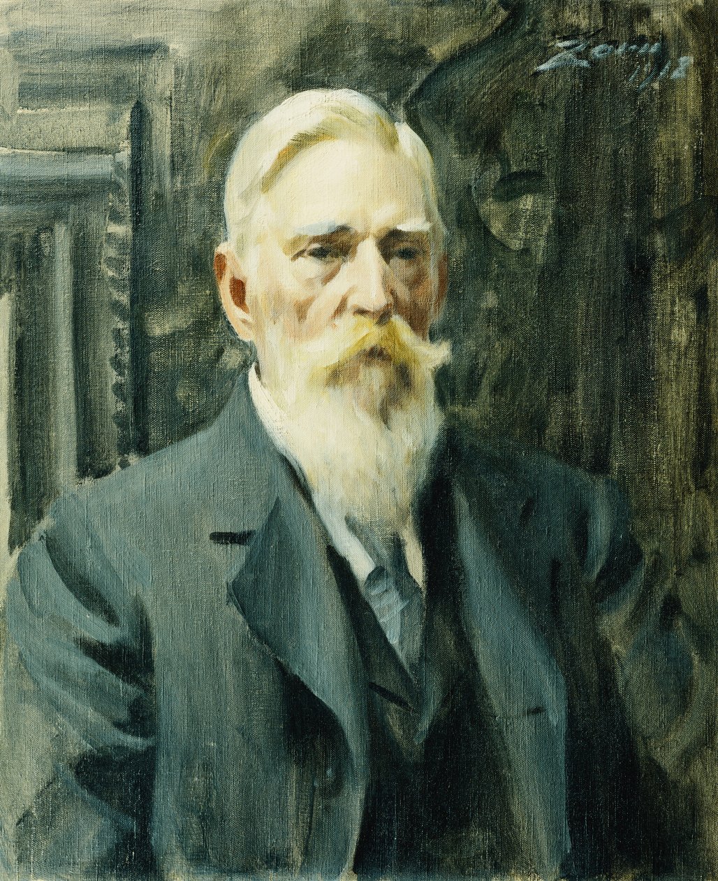 Portrett av Carl Axel Soderlund, 1918 av Anders Leonard Zorn