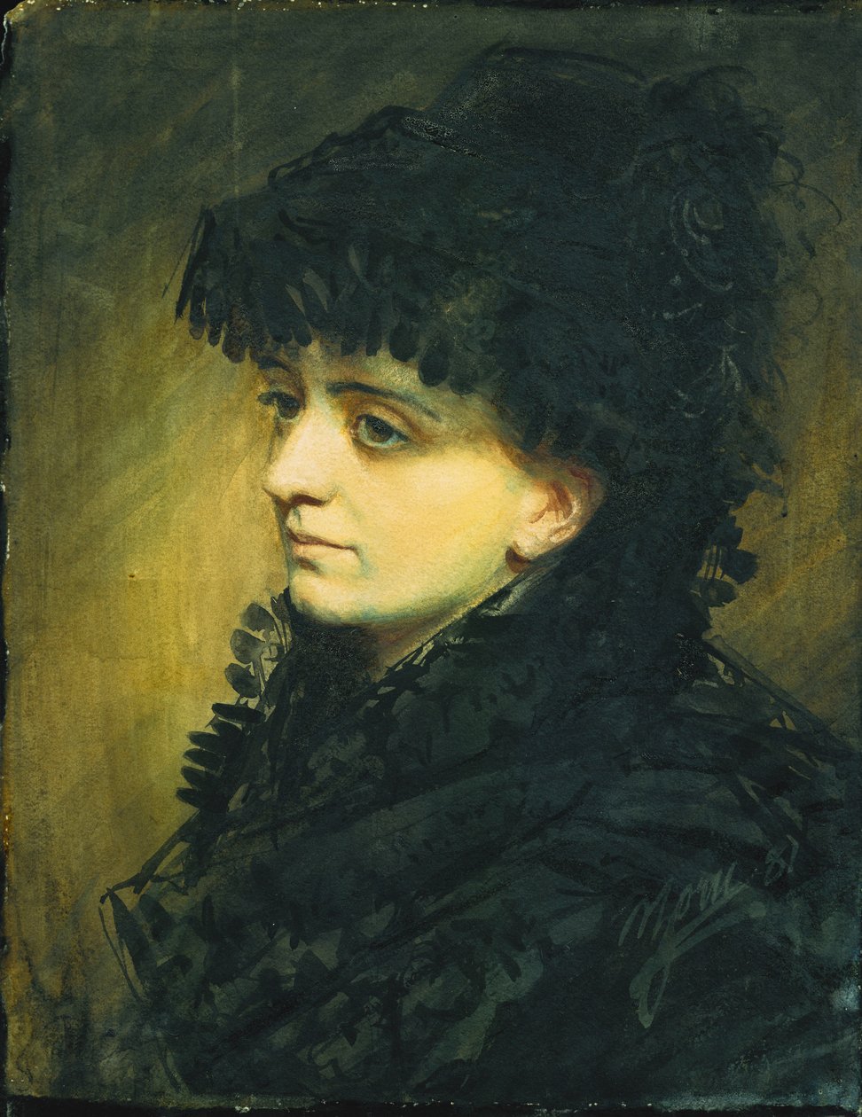 Portrett av Jeanna Heijkenskjold, 1881 av Anders Leonard Zorn