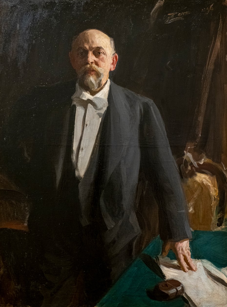 Portrett av Sava Mamontov av Anders Leonard Zorn