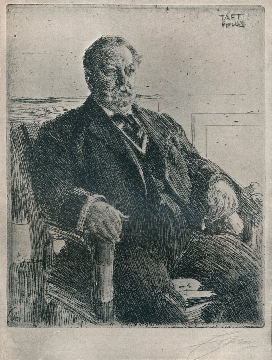 President Taft, 1911 av Anders Leonard Zorn