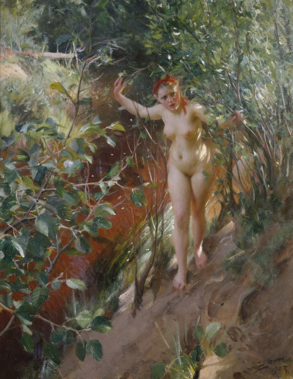 Rød sand av Anders Leonard Zorn