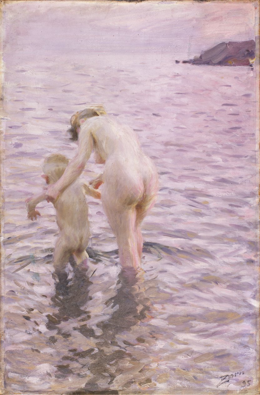 Med mor av Anders Leonard Zorn