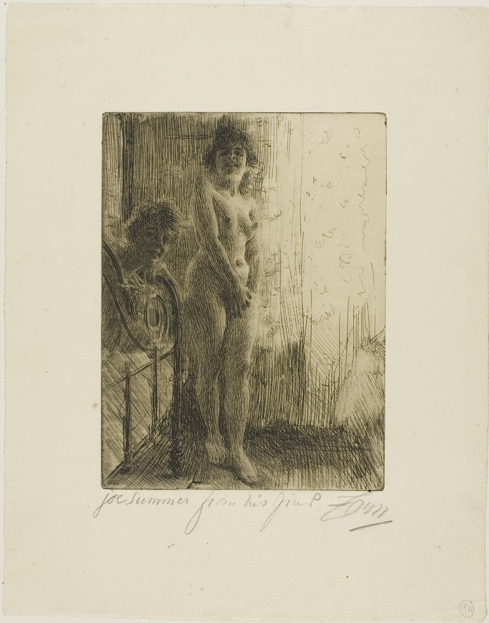 Et mørkt hjørne av Anders Leonard Zorn