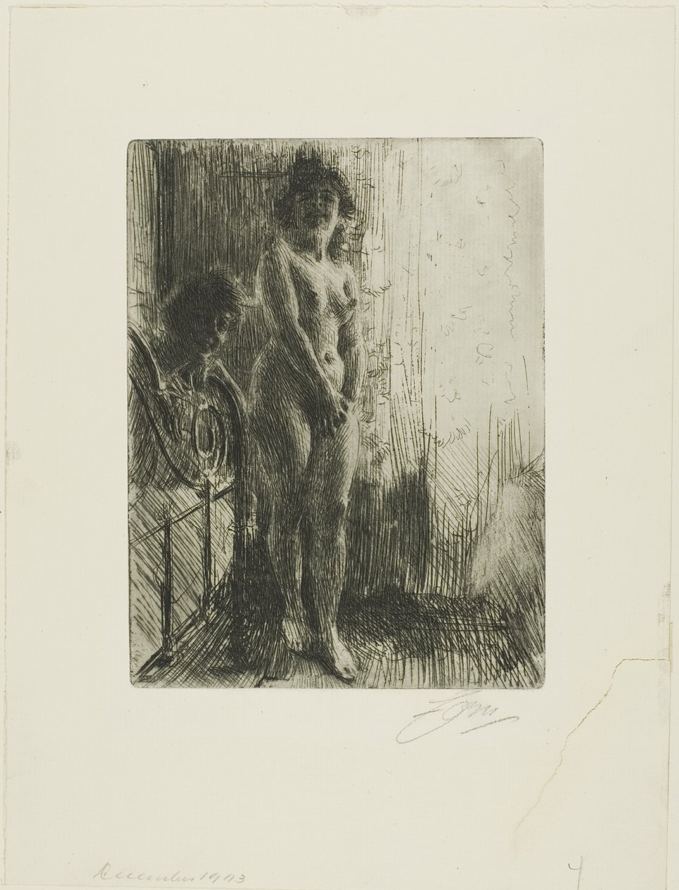Et mørkt hjørne av Anders Leonard Zorn