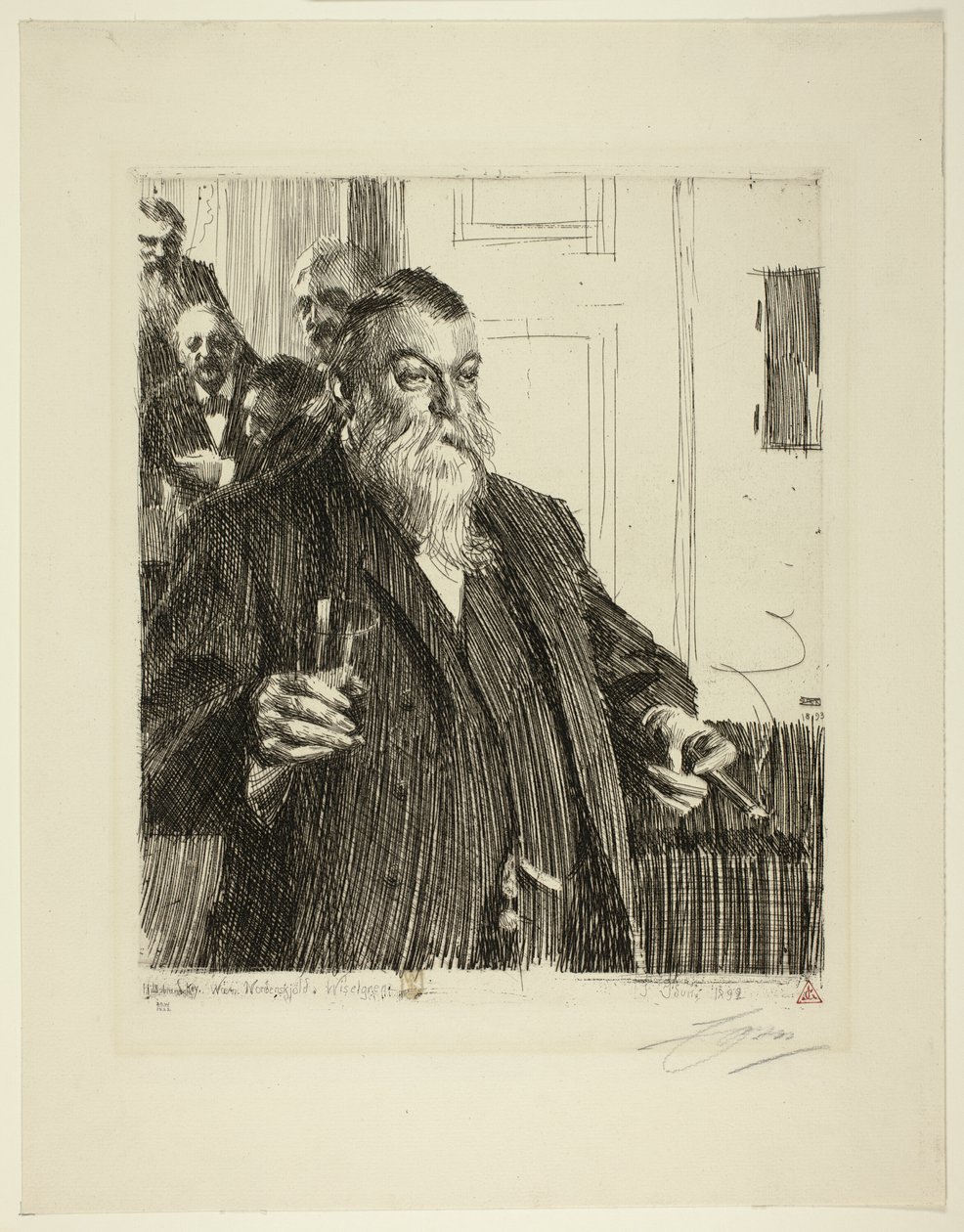 En Toast II av Anders Leonard Zorn