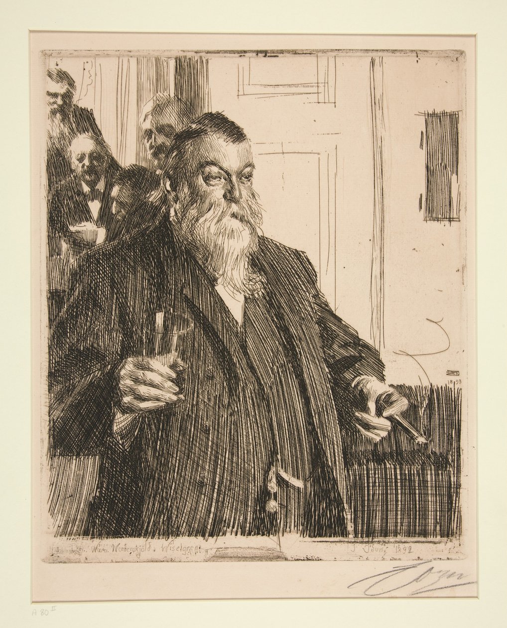 En skål II av Anders Zorn