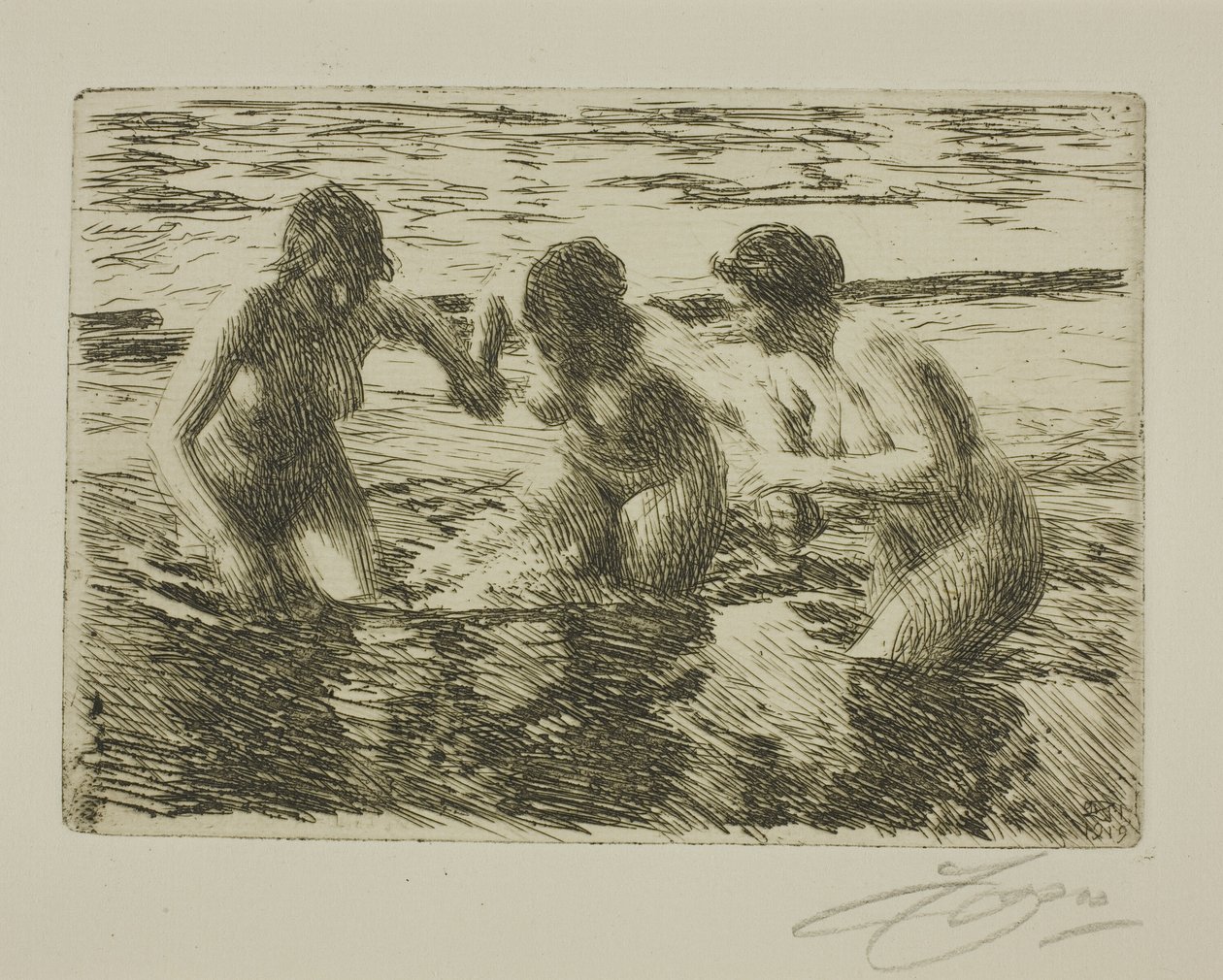 Mot strømmen av Anders Leonard Zorn