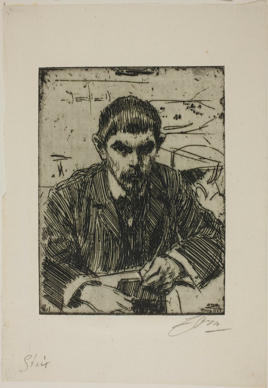 Albert Engstrøm av Anders Zorn