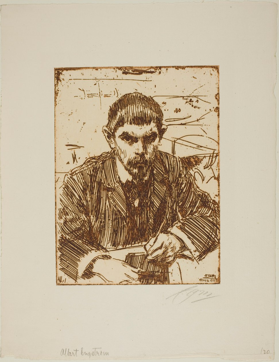 Albert Engstrøm av Anders Zorn