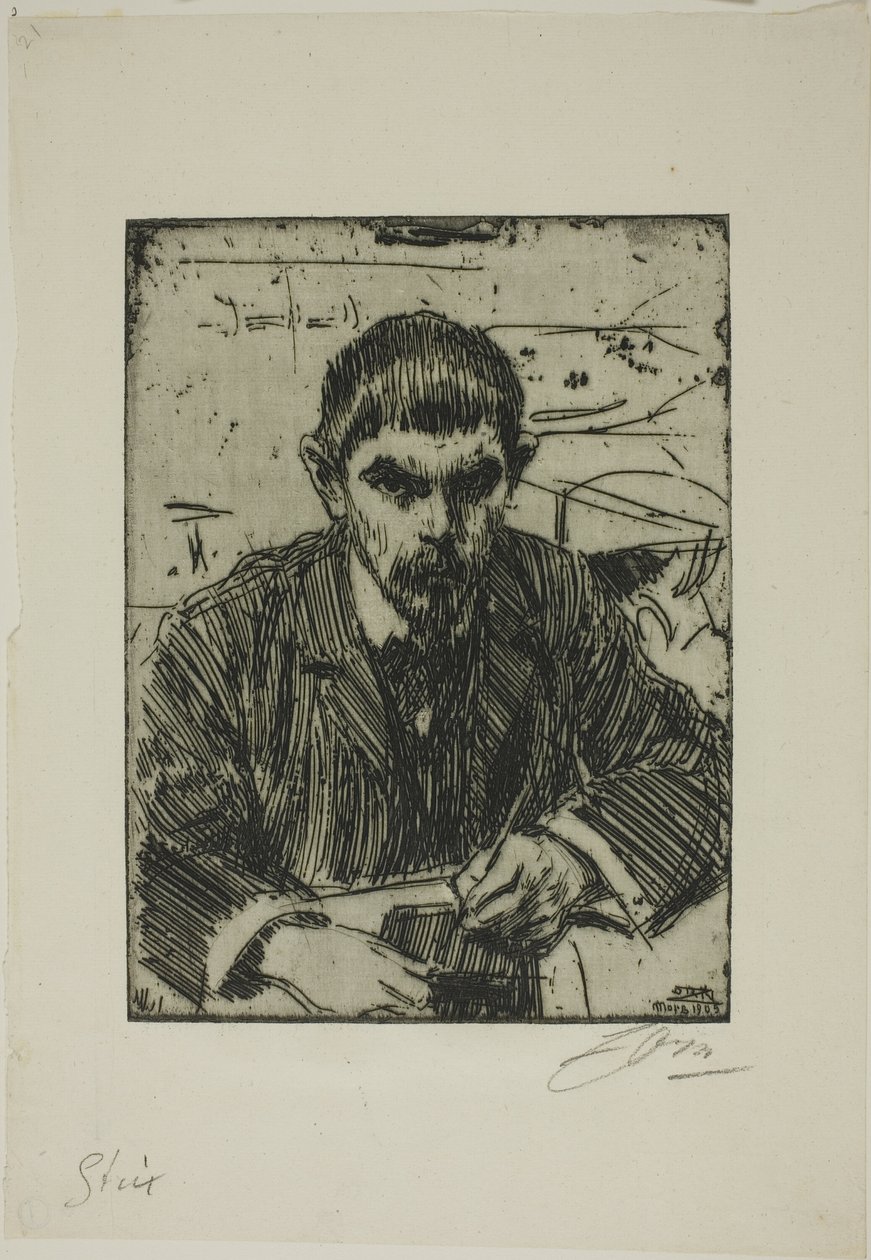 Albert Engstrøm av Anders Leonard Zorn